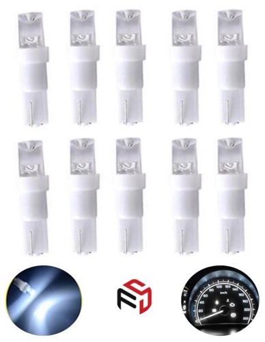 10x led weis tacho - t5,